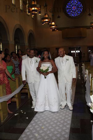 bride and groom k